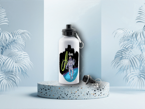 Personalised Space Water Bottle