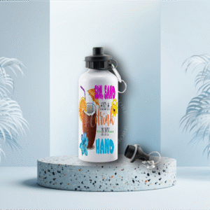 Personalised Sun, Sand and a Drink Water Bottle