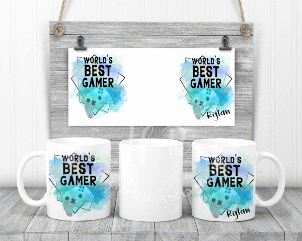 Personalised World's Best Gamer Mug