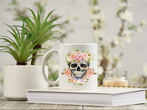 Personalised Name Skull Mug