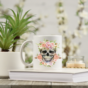 Personalised Name Skull Mug