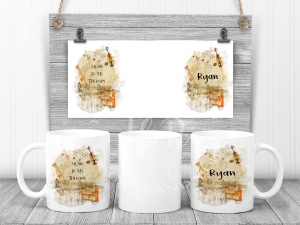 Personalised Music Is My Therapy Mug