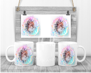 Flower Fox Mug