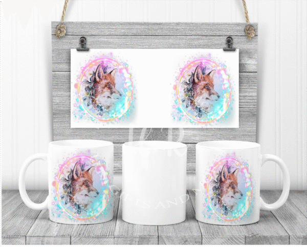 Flower Fox Mug