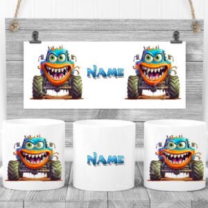 Personalised Monster Truck Mug
