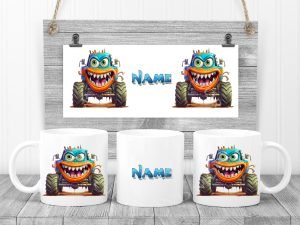 Personalised Monster Truck Mug