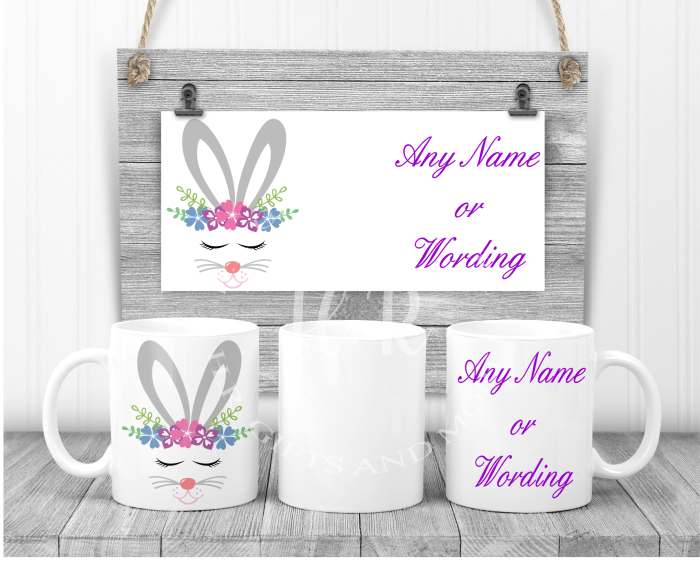 Personalised Easter Unicorn/Bunny Mugs
