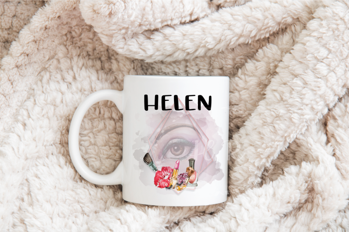 Personalised Make Up Mug