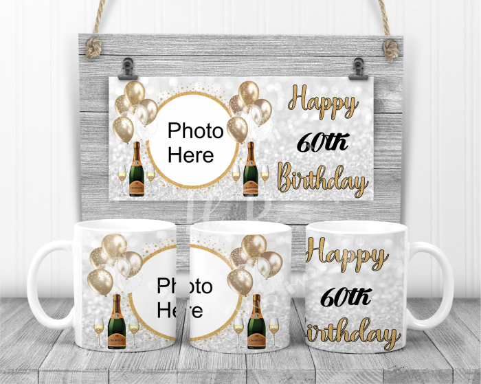 Personalised Birthday Photo Balloon Mug - Image 2