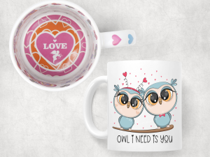 Owl I Need Is You Personalised Mug