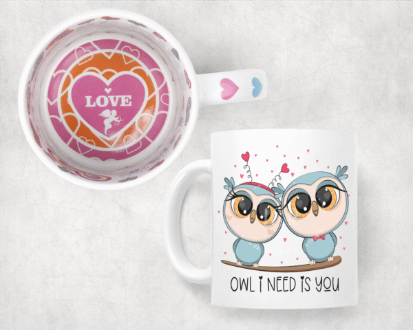 Owl I Need Is You Personalised Mug