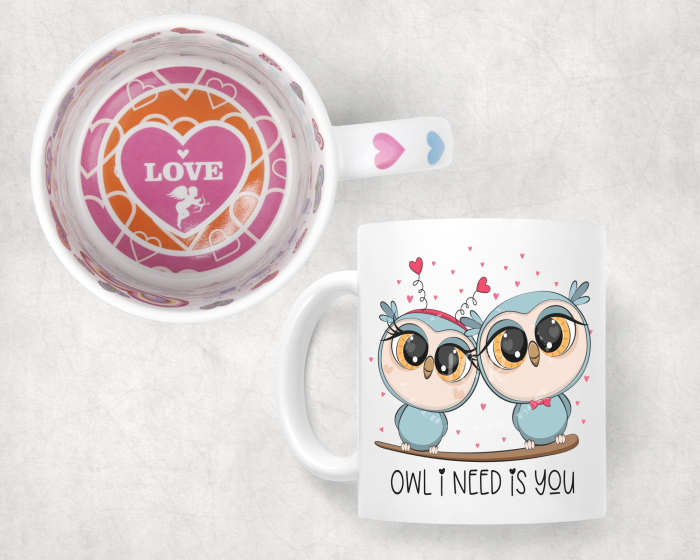 Owl I Need Is You Personalised Mug