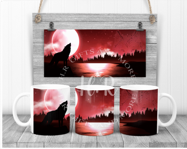 Coloured Wolf Mugs - Image 2