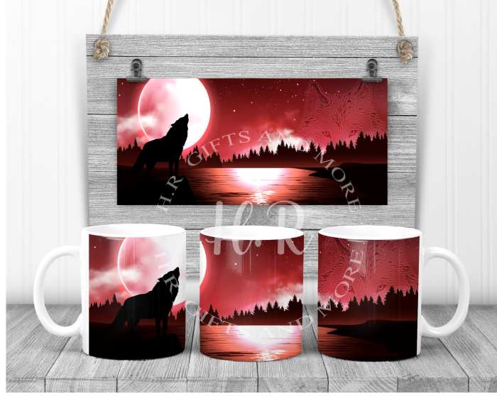 Coloured Wolf Mugs - Image 2