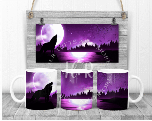 Coloured Wolf Mugs - Image 3