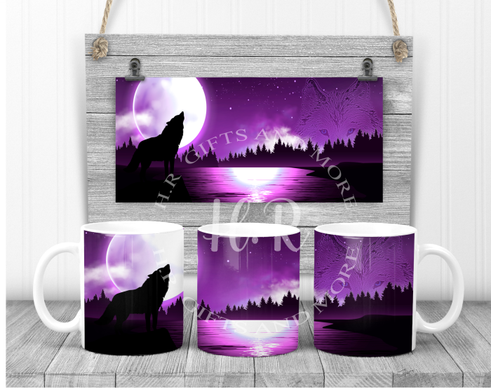 Coloured Wolf Mugs - Image 3