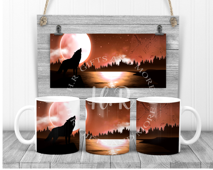 Coloured Wolf Mugs - Image 4