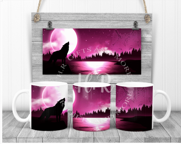 Coloured Wolf Mugs - Image 5