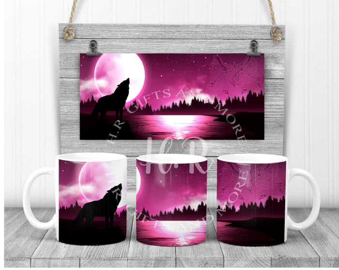 Coloured Wolf Mugs - Image 5