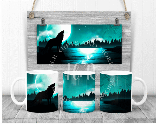 Coloured Wolf Mugs - Image 6