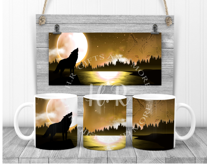 Coloured Wolf Mugs - Image 8