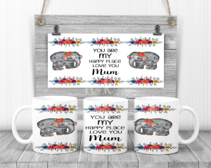 You Are My Happy Place, Love You Mum Mug
