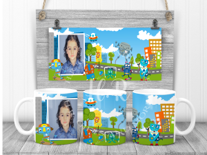 Personalised Photo Children's Themed Mug