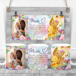 Mum You Are My Best Friend Personalised Photo Mug