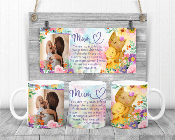 Mum You Are My Best Friend Personalised Photo Mug