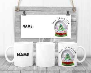 Personalised Hot Chocolate Christmas Mugs