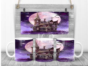 Halloween Spooky House Mug