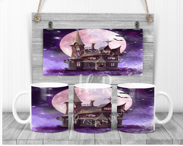 Halloween Spooky House Mug