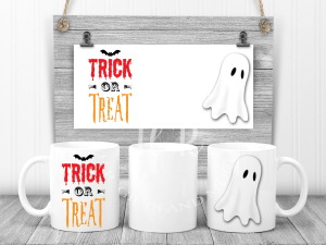 Halloween Trick or Treat Personalised Mug