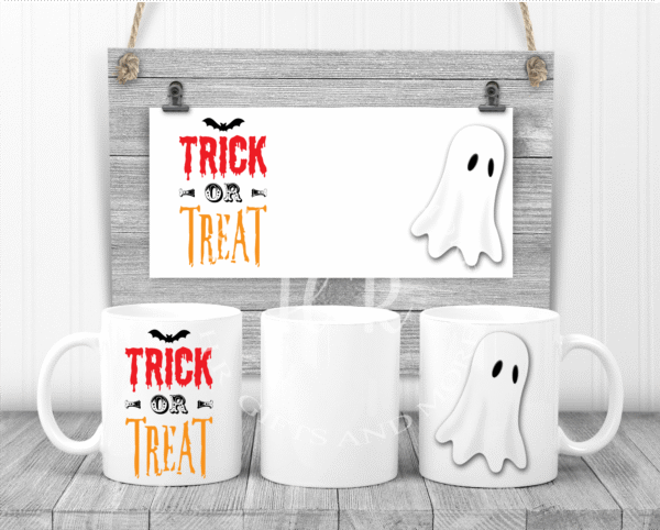 Halloween Trick or Treat Personalised Mug