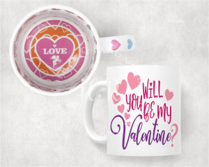 Personalised Will You Be My Valentine Mug