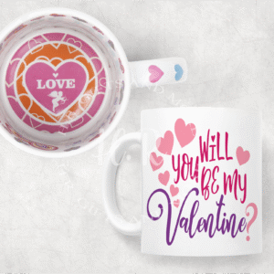 Personalised Will You Be My Valentine Mug