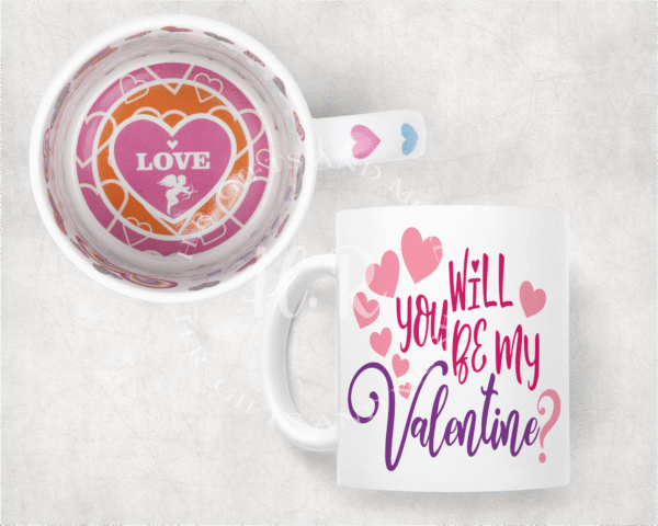 Personalised Will You Be My Valentine Mug