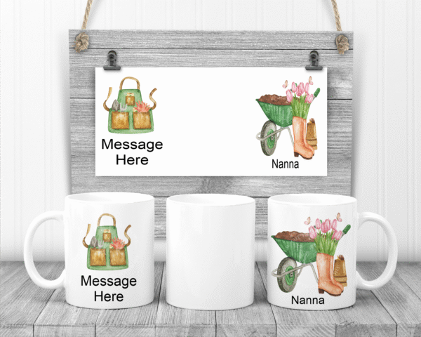 Personalised Nanna/Gran Gardening Mug