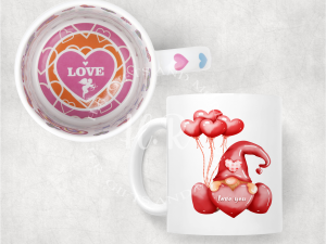 Personalised I Love You Gnome Mug