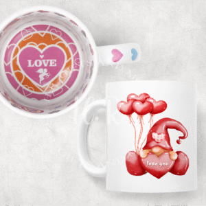 Personalised I Love You Gnome Mug