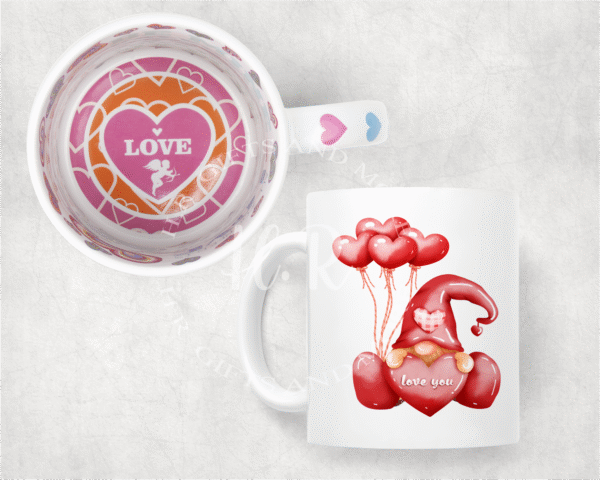 Personalised I Love You Gnome Mug