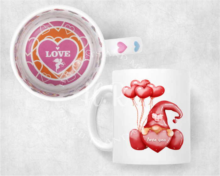 Personalised I Love You Gnome Mug