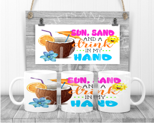 Sun, Sand and a Drink Mug