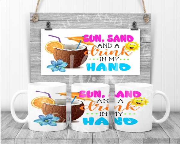 Sun, Sand and a Drink Mug