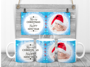 Personalised Christmas Photo Mug