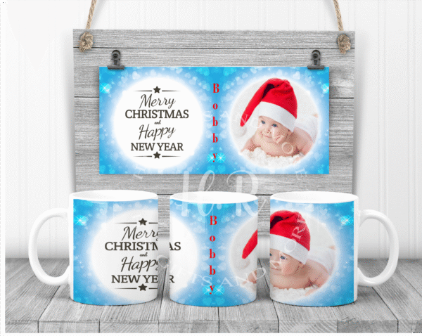 Personalised Christmas Photo Mug