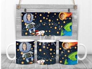 Personalised Photo Space Mug