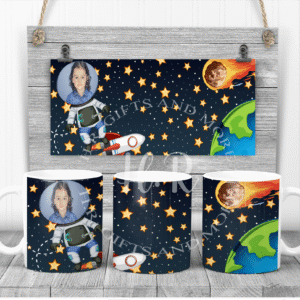 Personalised Photo Space Mug