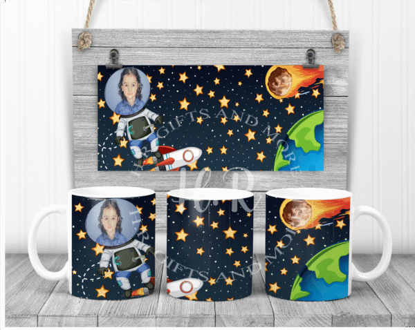 Personalised Photo Space Mug