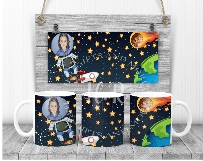 Personalised Photo Space Mug